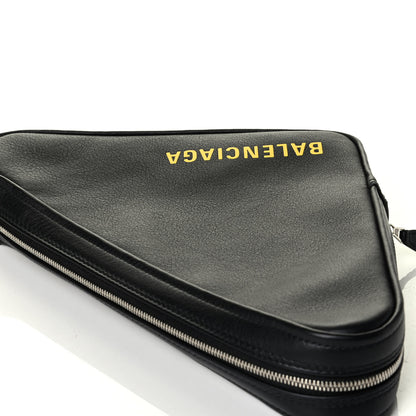 Balenciaga Calfskin M Triangle Pouch Black 6 of 6