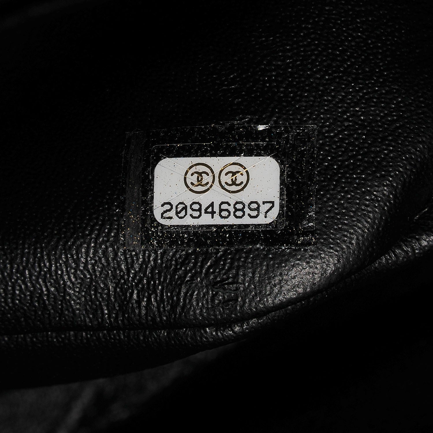 Chanel Lambskin Chevron Quilted Jumbo Double Flap So Black 9 of 9