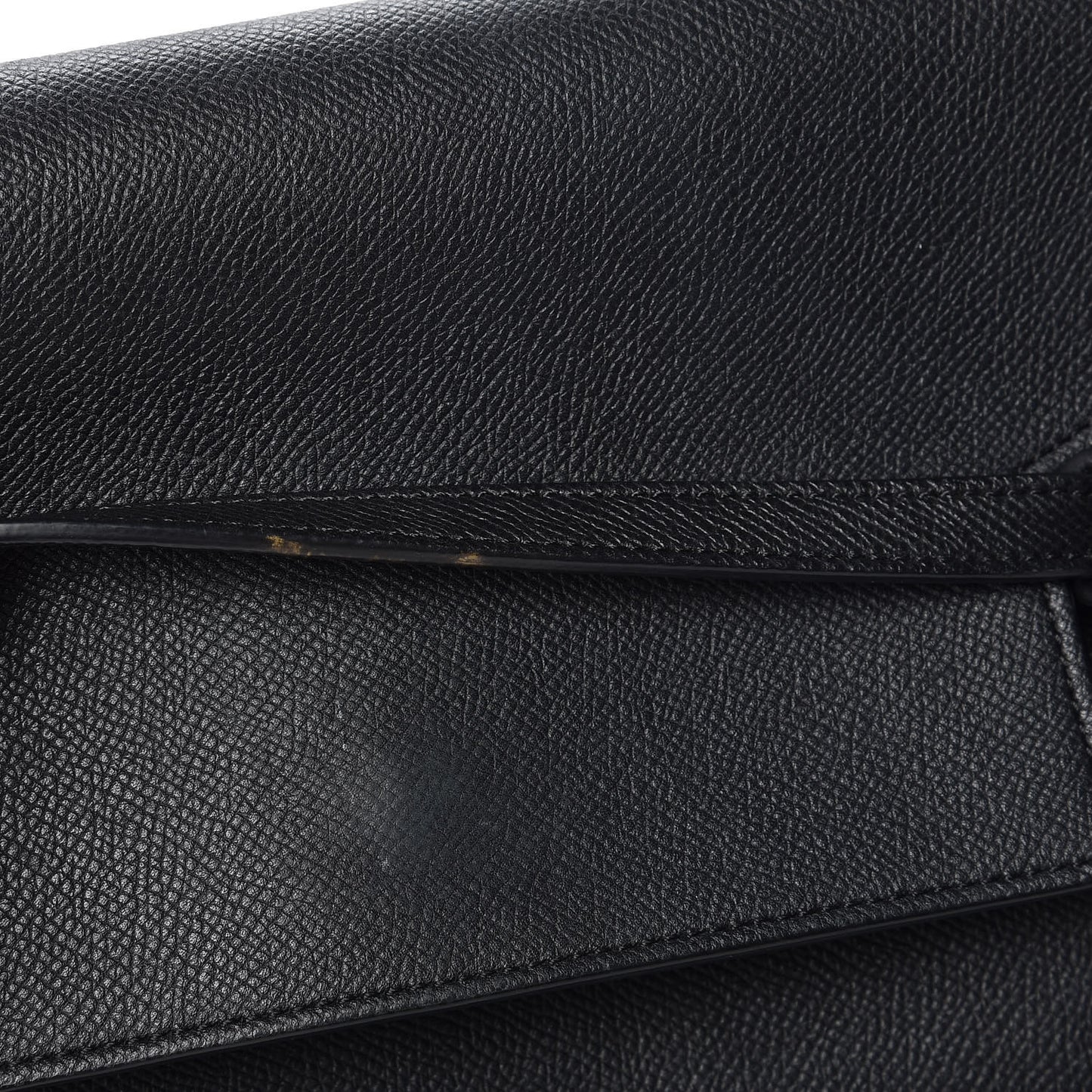 Grained Calfskin Mini Belt Bag Black