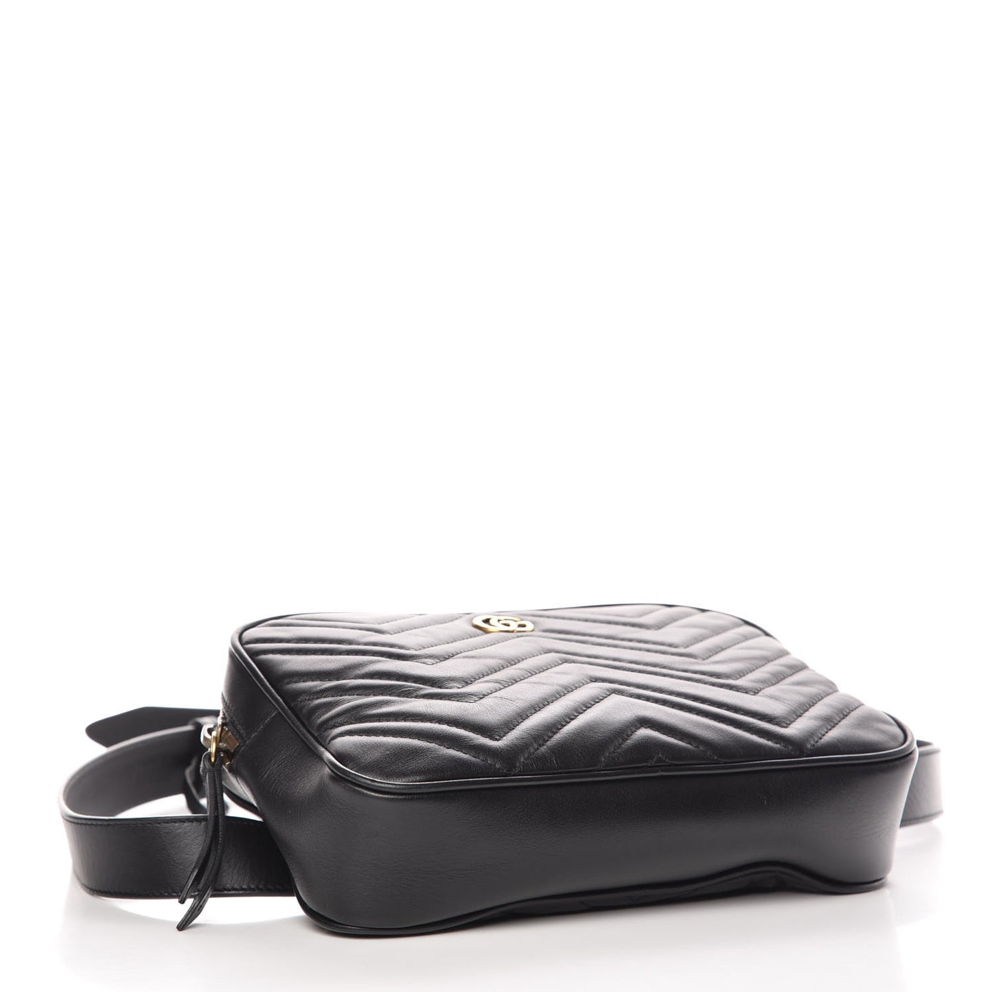 Calfskin Matelasse Mens GG Marmont Belt Bag 90 36 Black