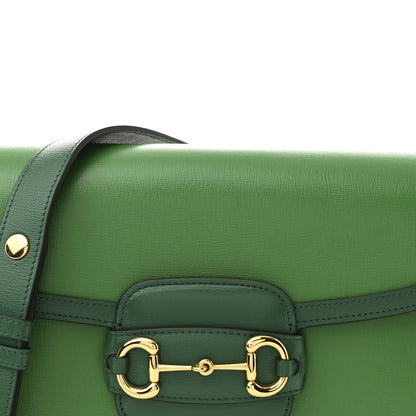 Gucci Azalea Calfskin Horsebit 1955 Shoulder Bag New Shamarock Emerald 8 of 10