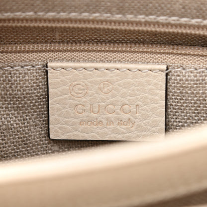 Gucci Dollar Calfskin Interlocking G Crossbody Bag Ivoire 6 of 8