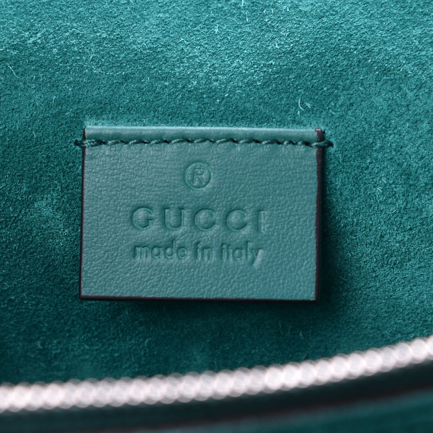 GG Supreme Monogram Embroidered Medium Dionysus Shoulder Bag Emerald