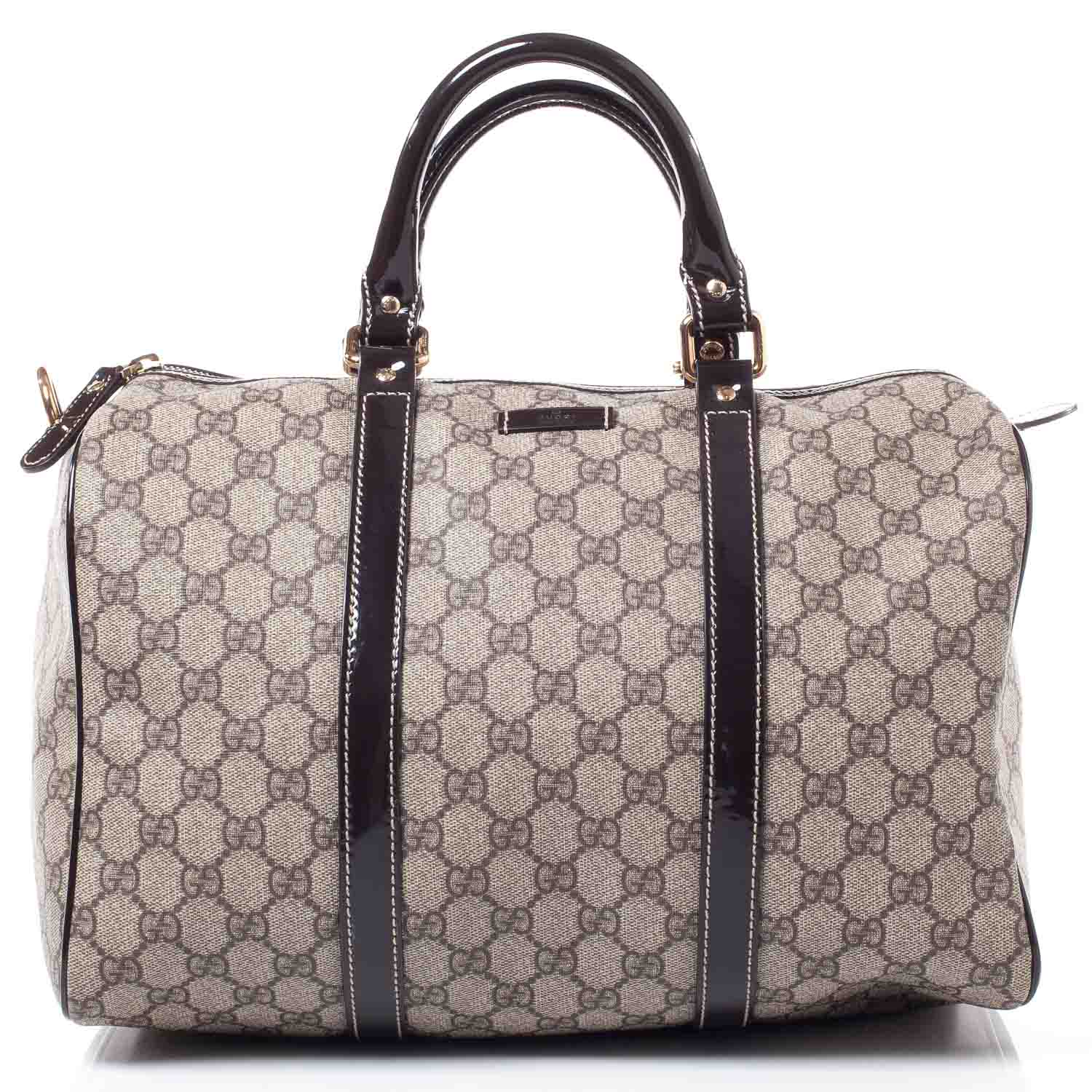 Gucci Monogram Medium Joy Boston Brown 1 of 10