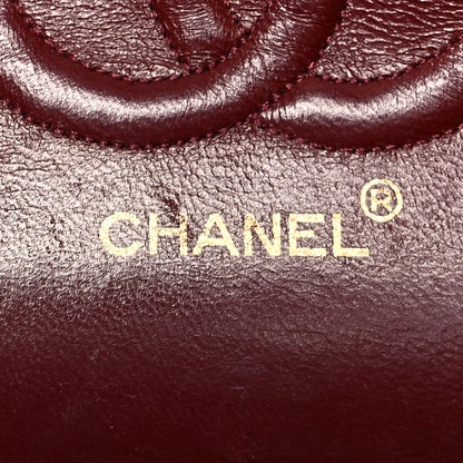 Chanel Lambskin Quilted Medium Double Flap Navy 6 of 10