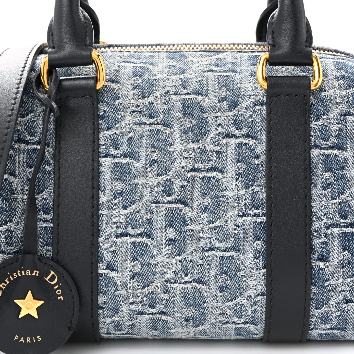 Denim Oblique Groove 20 Bag Blue