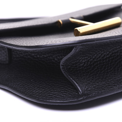 Tom Ford Grained Calfskin Small T Clasp Tara Crossbody Bag Black 6 of 13