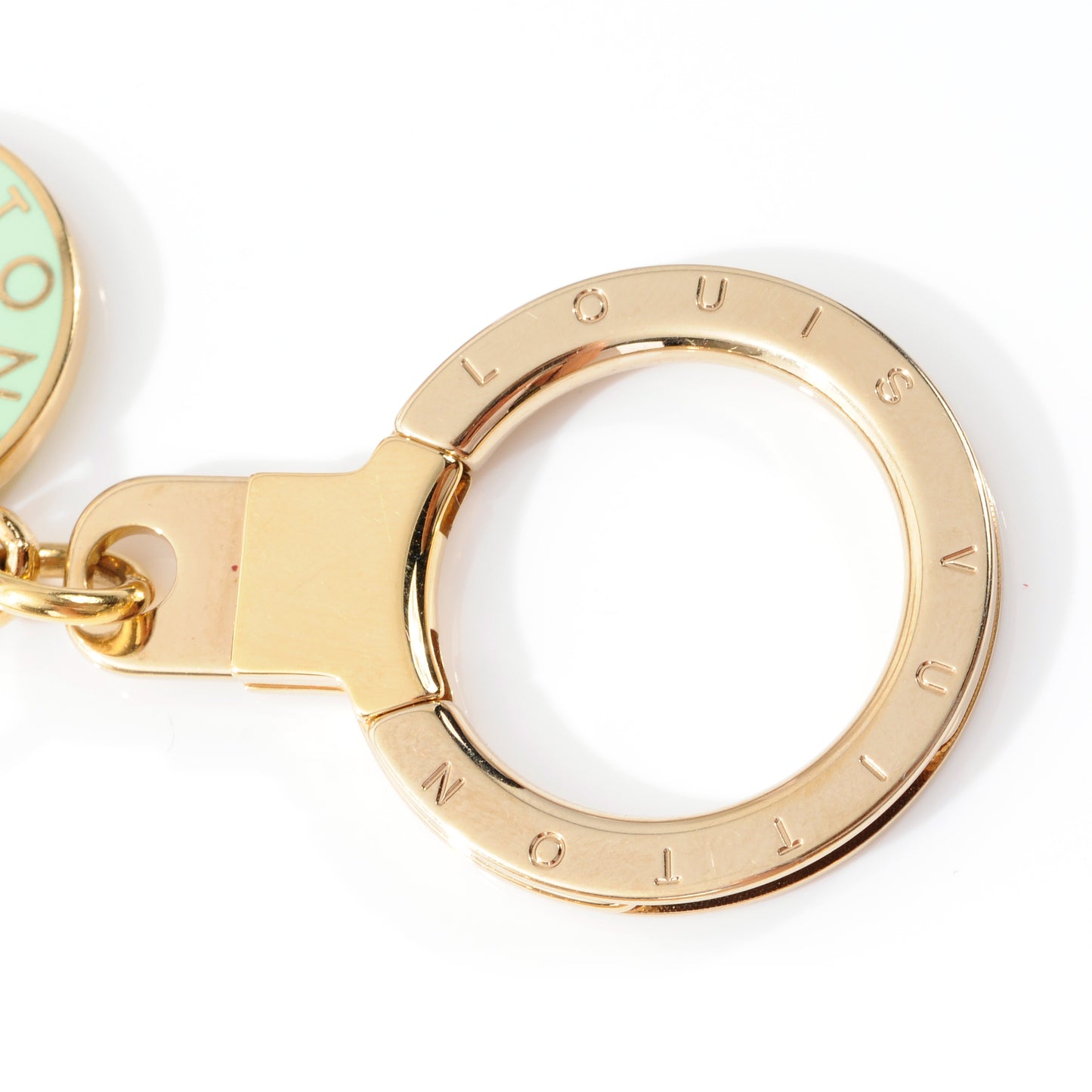 Monogram Multicolor Looping Chain Key Ring