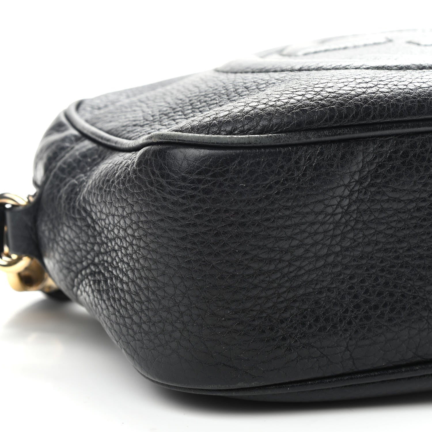 Gucci Pebbled Calfskin Small Soho Disco Bag Black 8 of 14