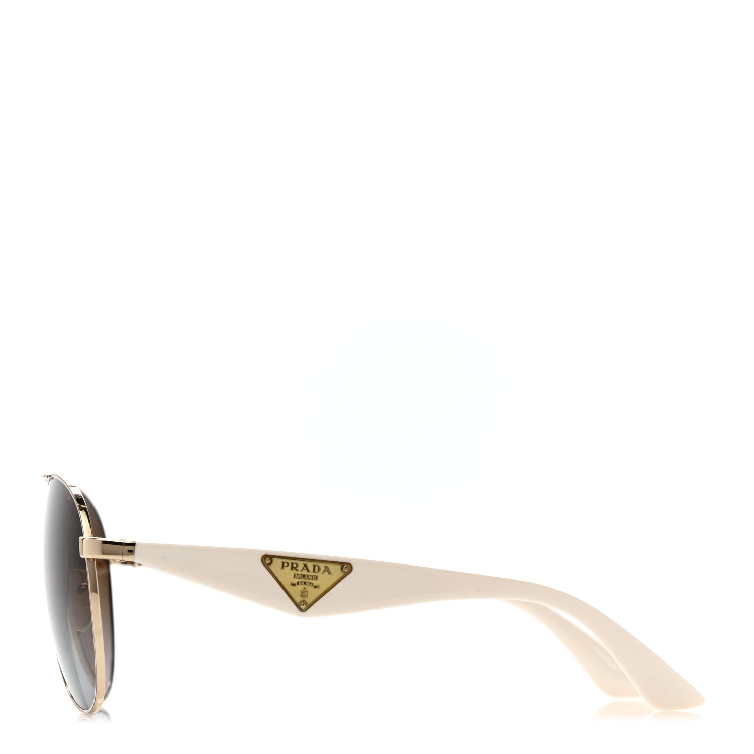 Prada Gradient Aviator Sunglasses SPR53Q White 3 of 8