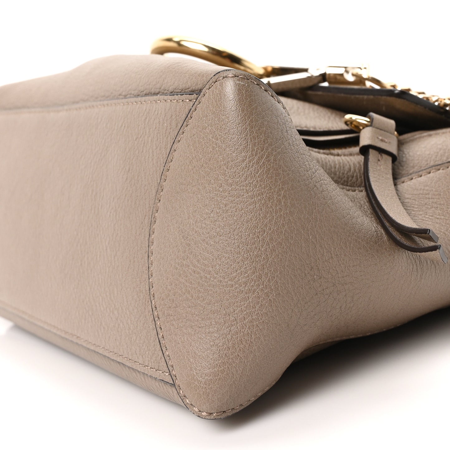 Calfskin Small Faye Day Shoulder Bag Motty Grey