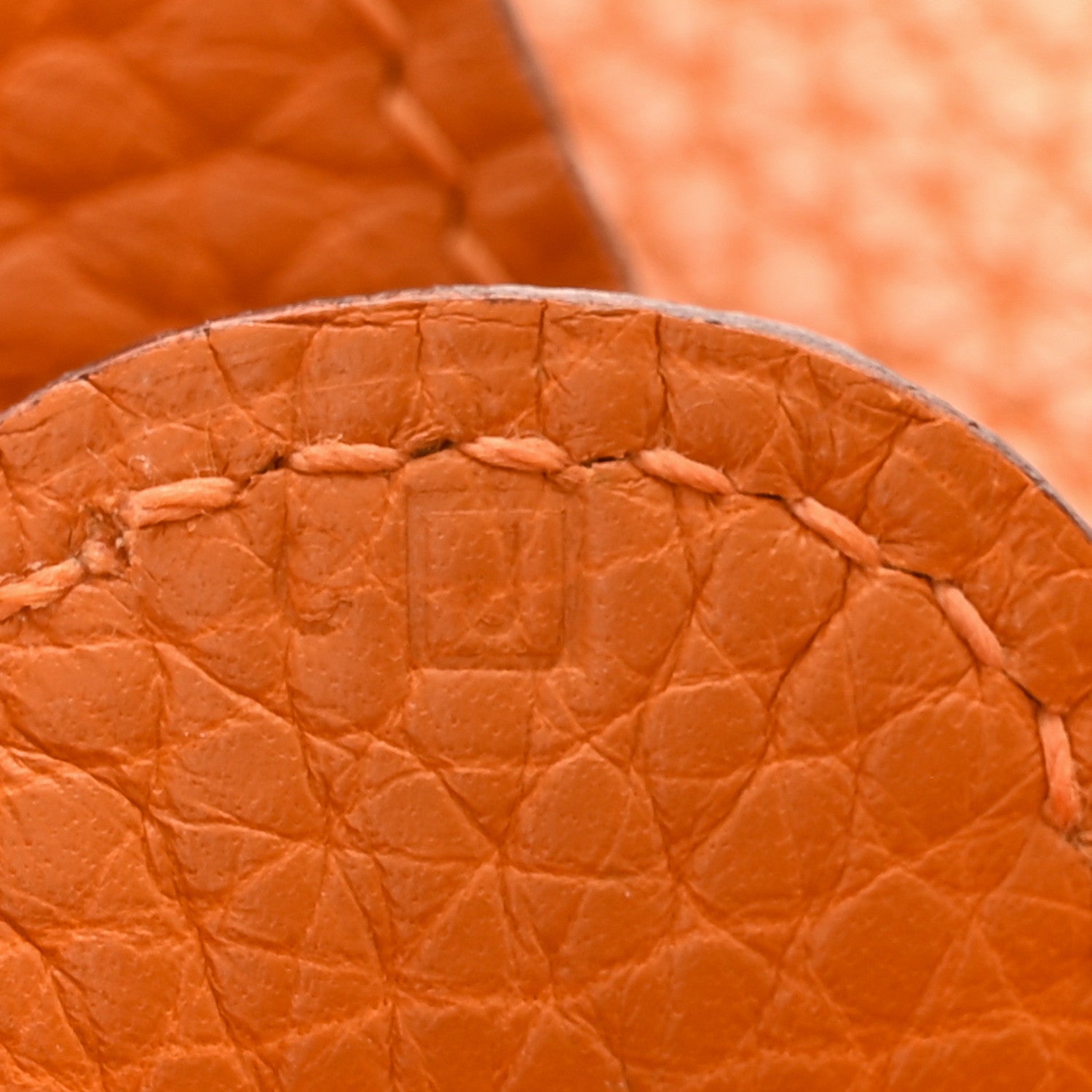 Hermes Taurillon Clemence Evelyne II PM Orange 7 of 11