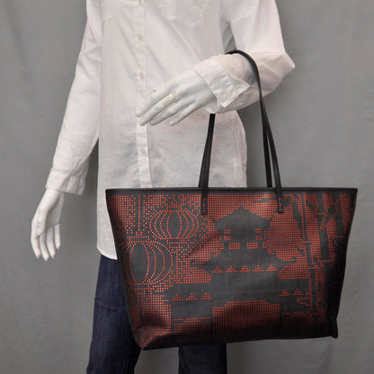 Fendi Zucca Lampo Roll Tote Rosso 2 of 7