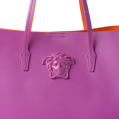 Versace Calfskin Palazzo Medusa Tote Pink 14 of 16