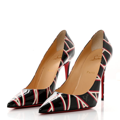 Christian Louboutin Patent Ribbon Kate 100 Pumps 41 Multicolor 3 of 12