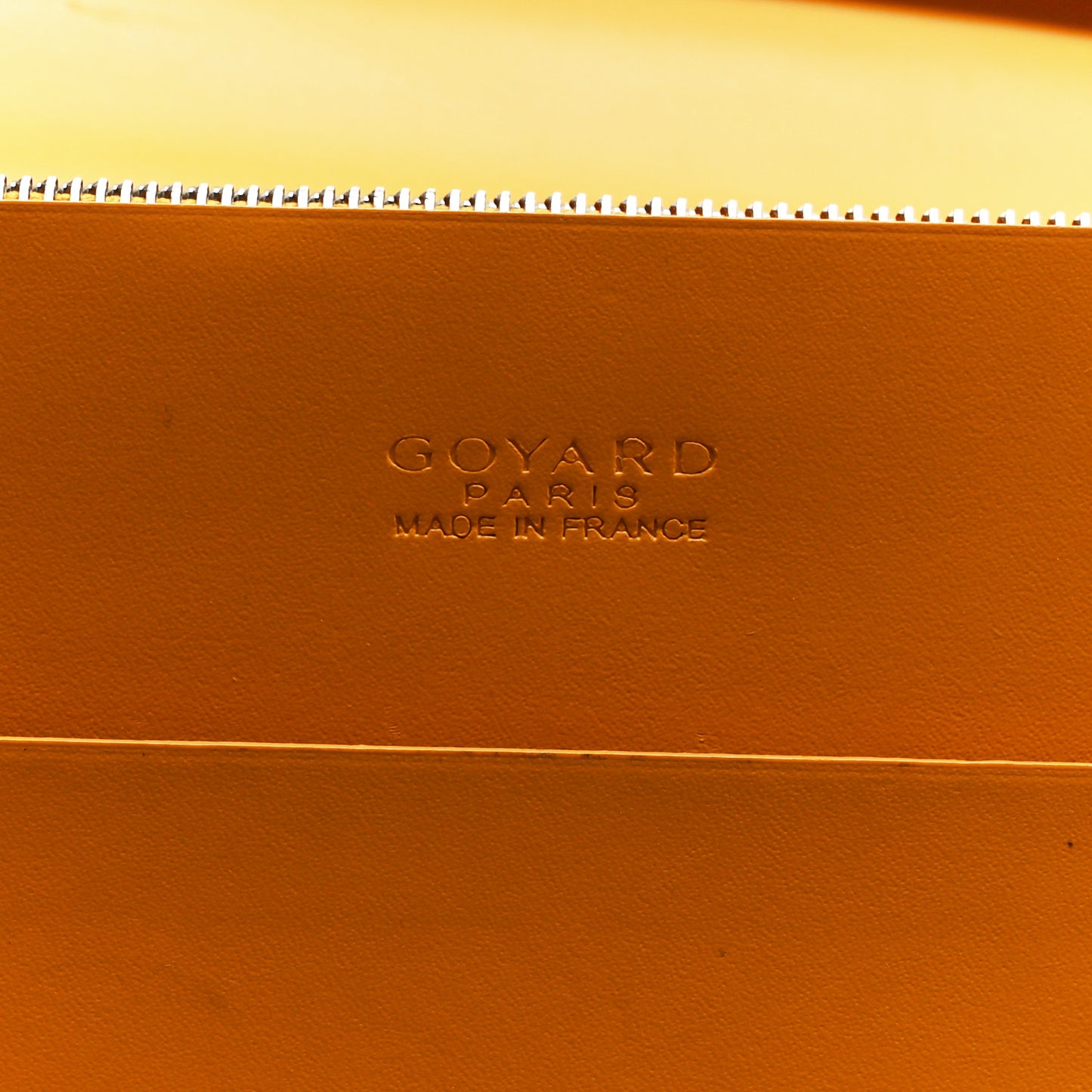 Goyardine Richelieu Wallet Yellow