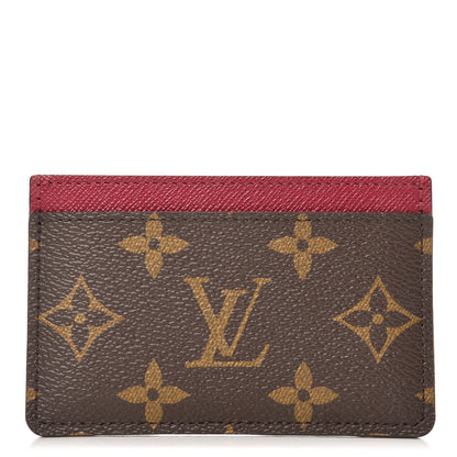 Louis Vuitton Monogram Card Holder Fuchsia 1 of 7
