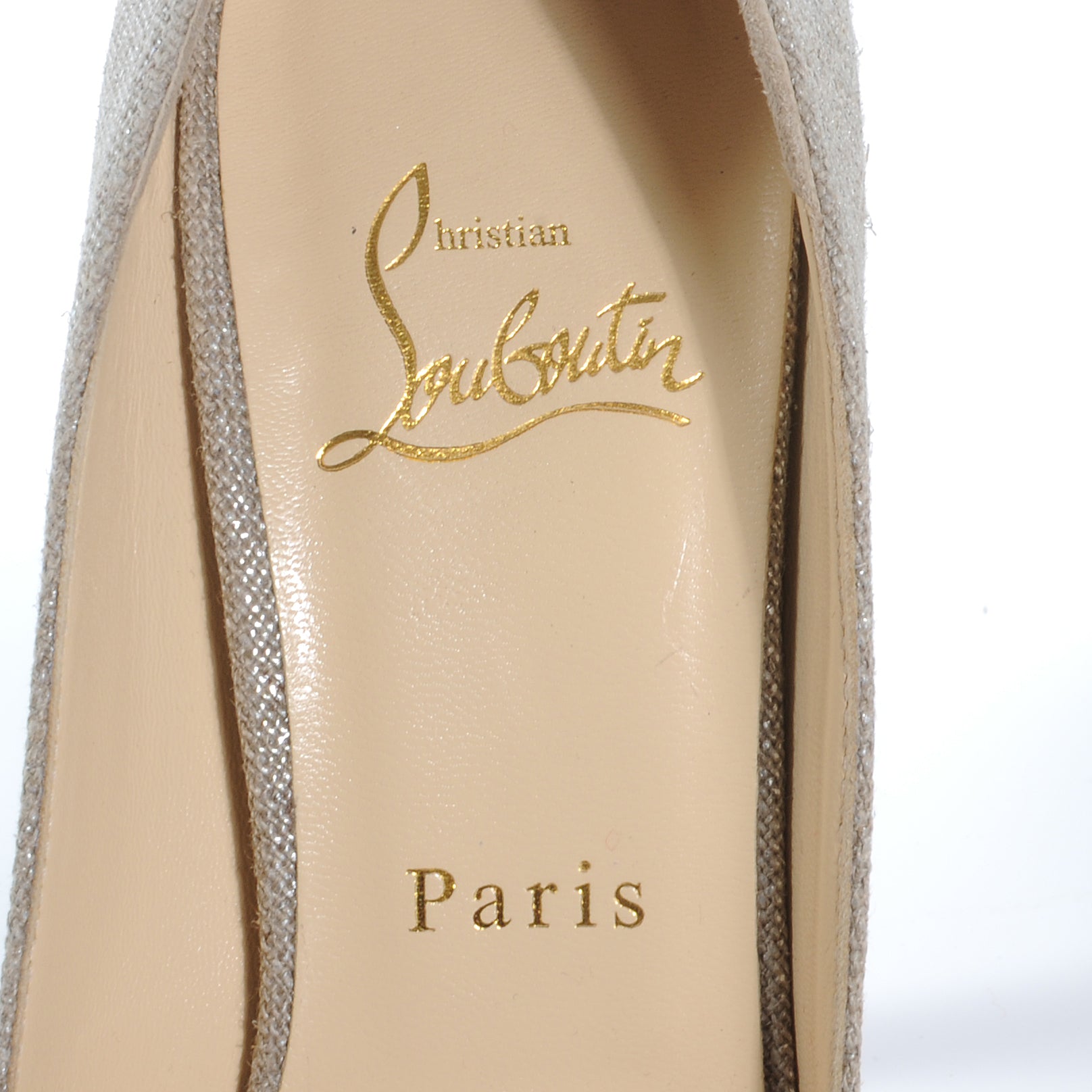Christian Louboutin Fabric Greissimo 140 Pumps 38 5 of 6