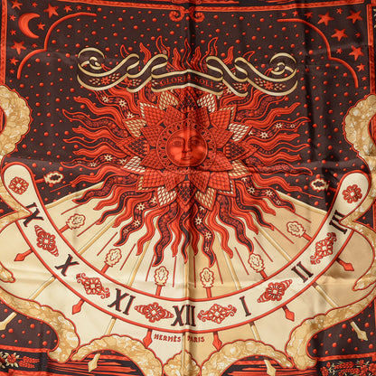 Hermes Silk Gloria Soli Scarf 90 1 of 7