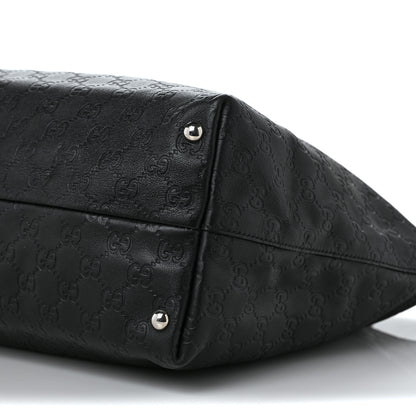 Gucci Calfskin Medium Icon Bit Tote Black 9 of 9