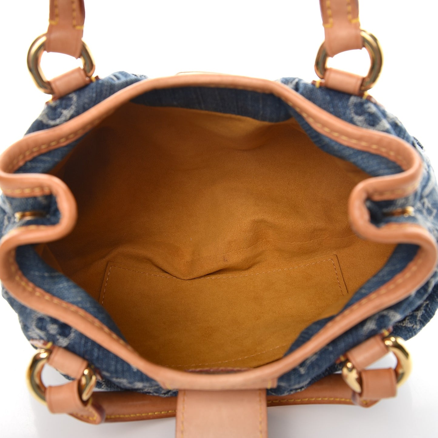 Monogram Denim Pleaty Blue