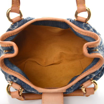 Louis Vuitton Monogram Denim Pleaty Blue 5 of 6