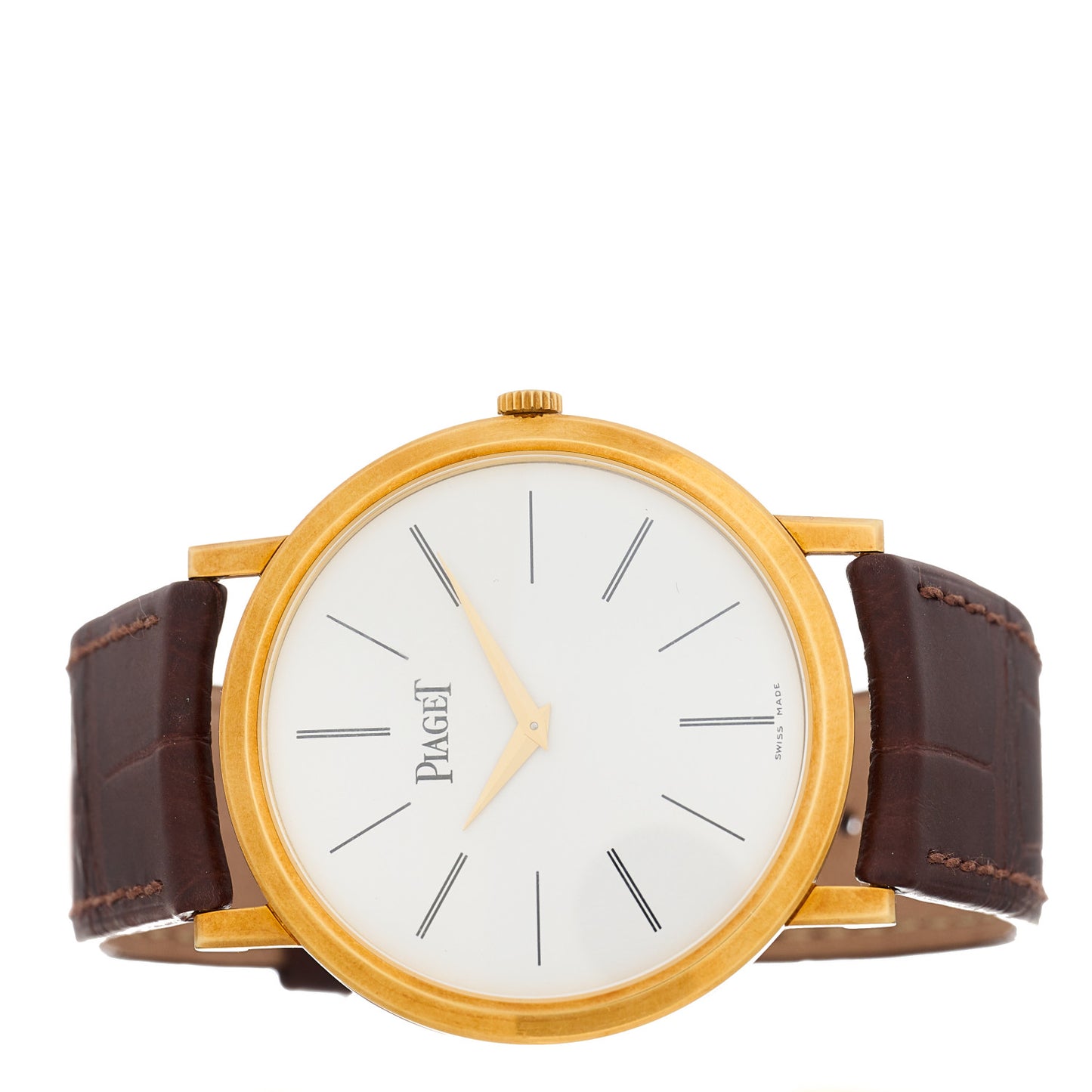 18K Yellow Gold Alligator 38mm Altiplano Manual Winding Watch