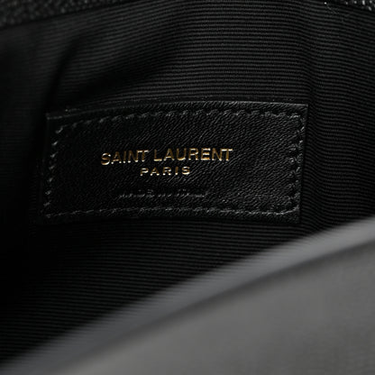 Saint Laurent Grain De Poudre Uptown Pouch Black 6 of 8