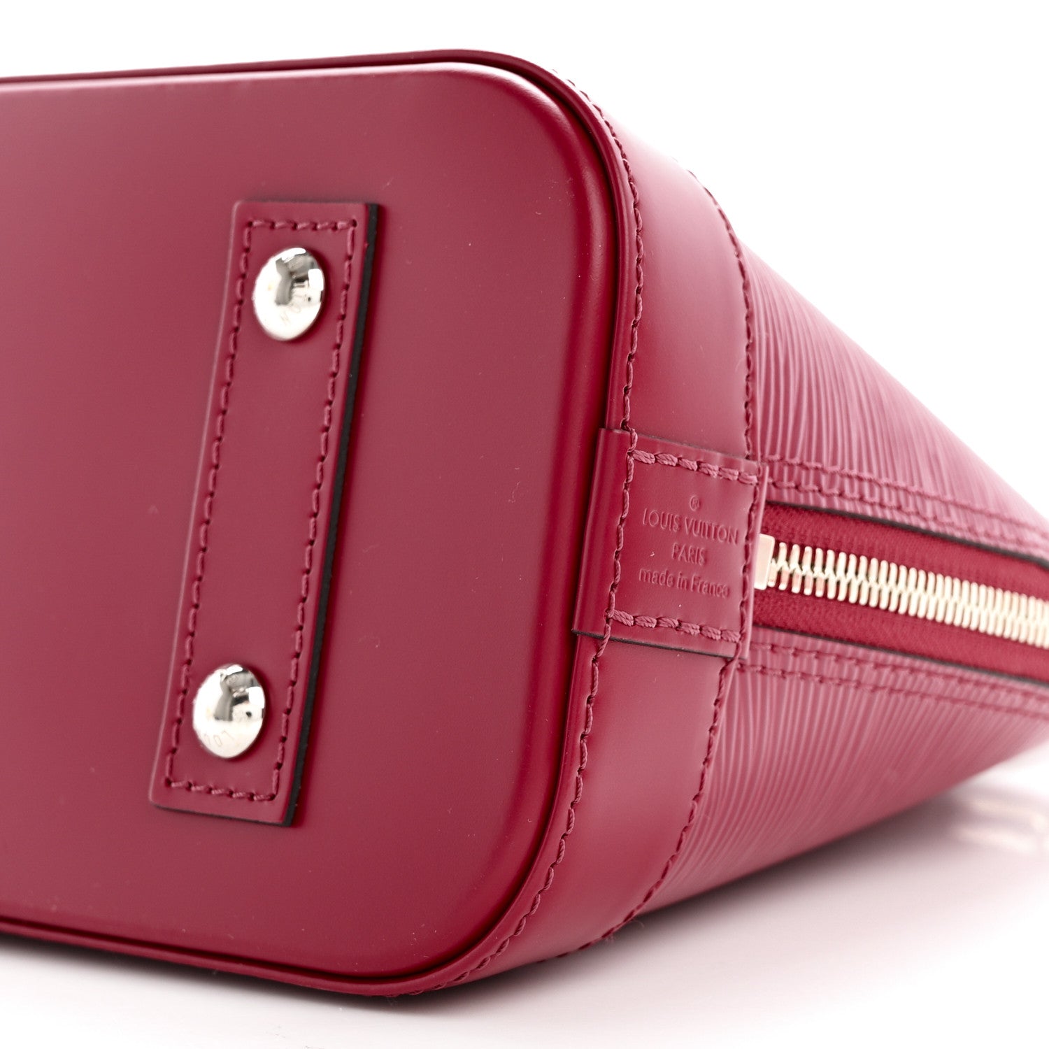 Louis Vuitton Epi Jacquard Alma BB Raspberry 9 of 9