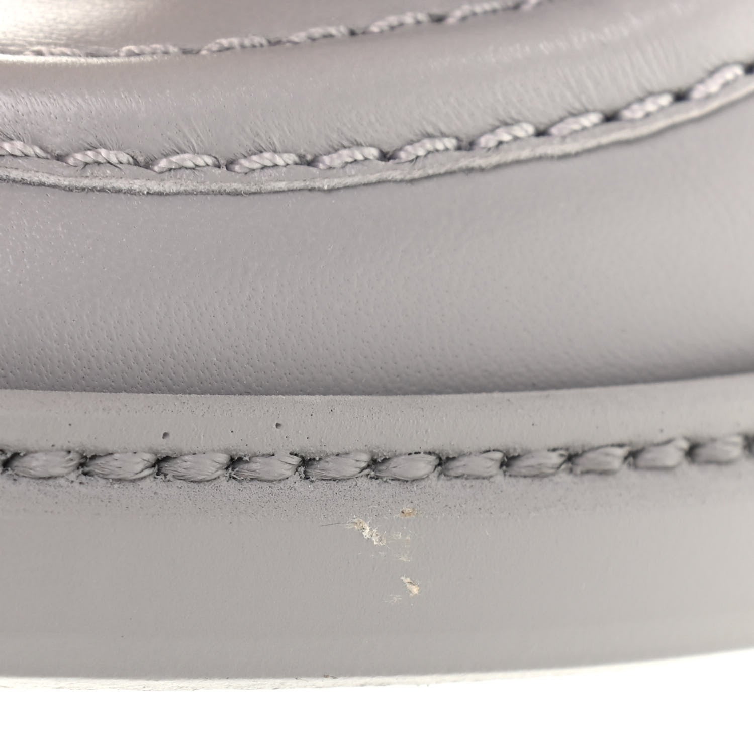 Chanel Lambskin Quilted CC Turnlock Loafers 36 Grey 11 of 11