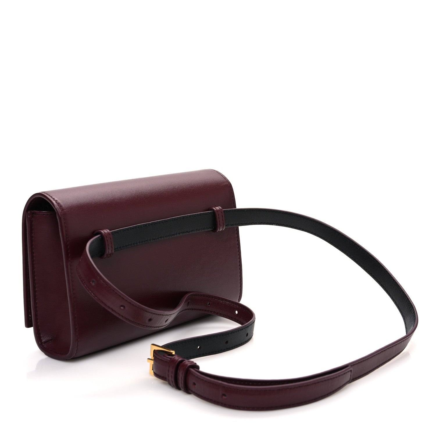 Saint Laurent Smooth Calfskin Monogram Kate Belt Bag Rouge Legion 3 of 11