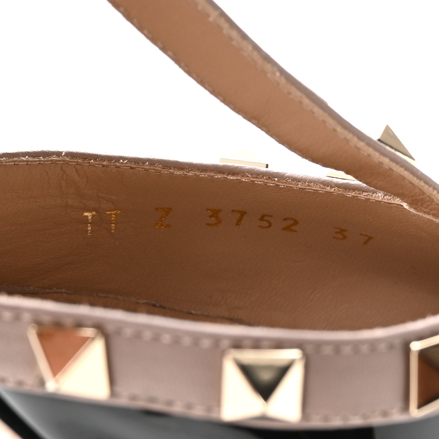 Valentino Garavani Patent Nappa Rockstud Ankle Strap 65mm Pumps 37 Black Poudre 8 of 9