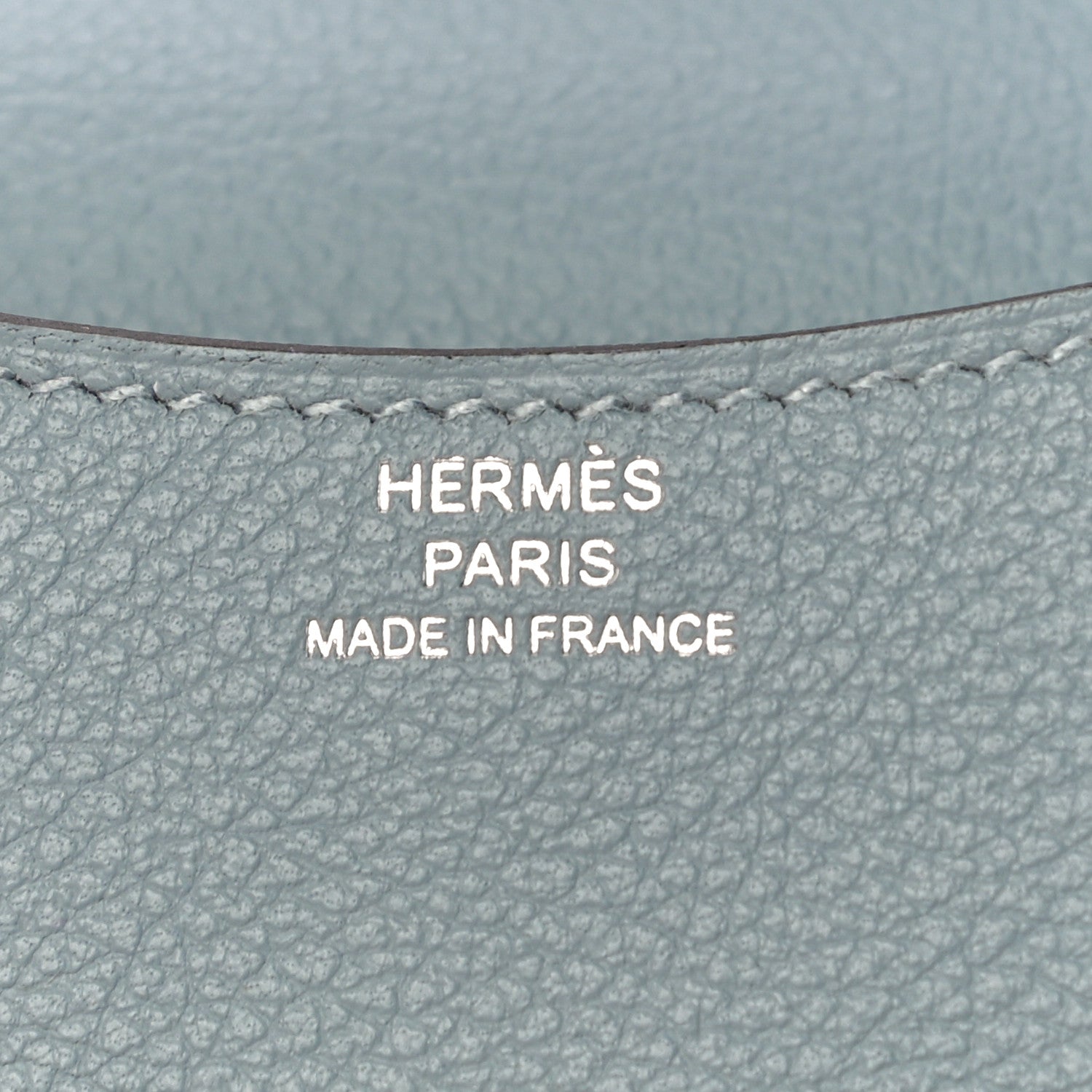 Hermes Evercolor Constance Slim Wallet Ciel 8 of 11
