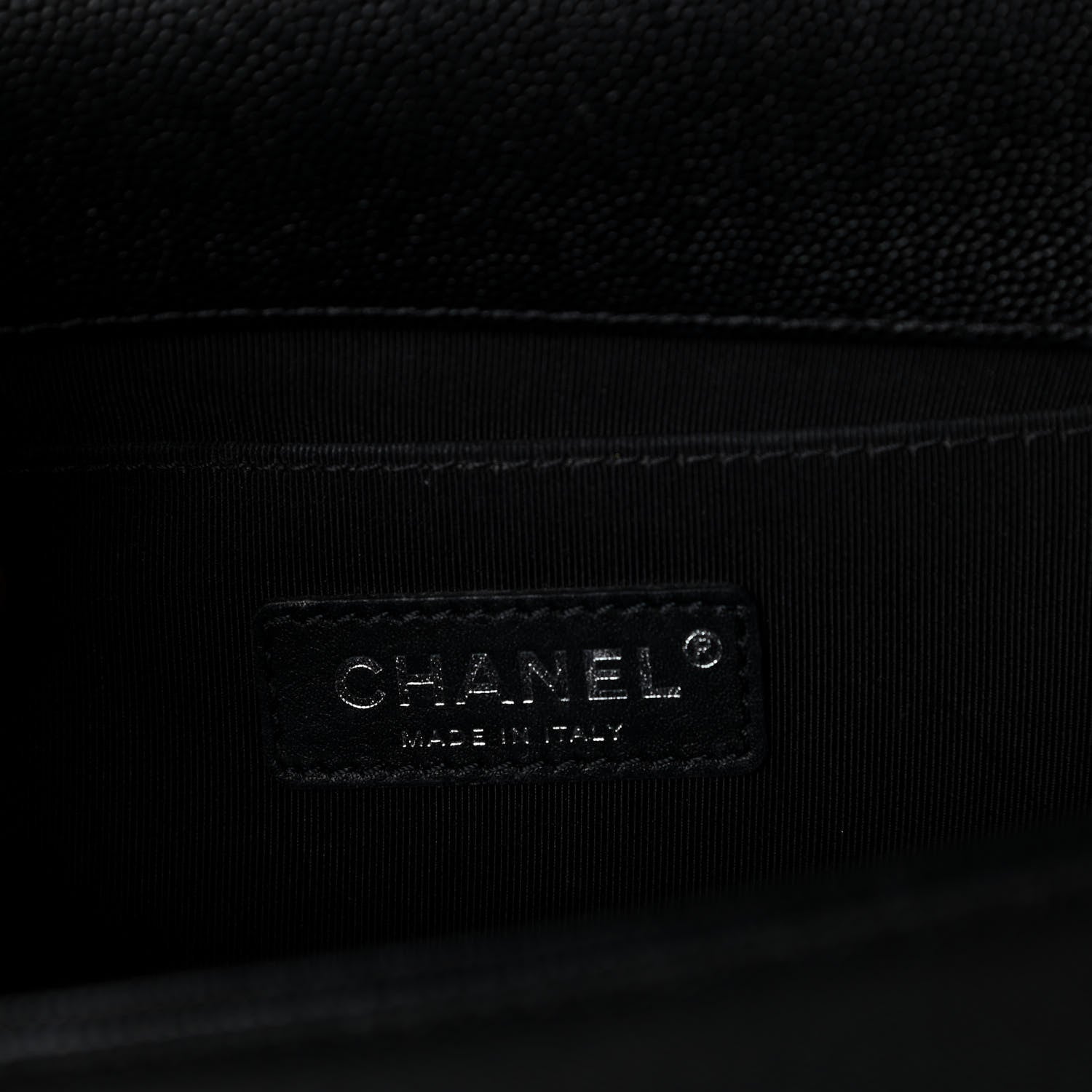 Chanel Caviar Quilted Medium Boy Flap Black 6 of 10