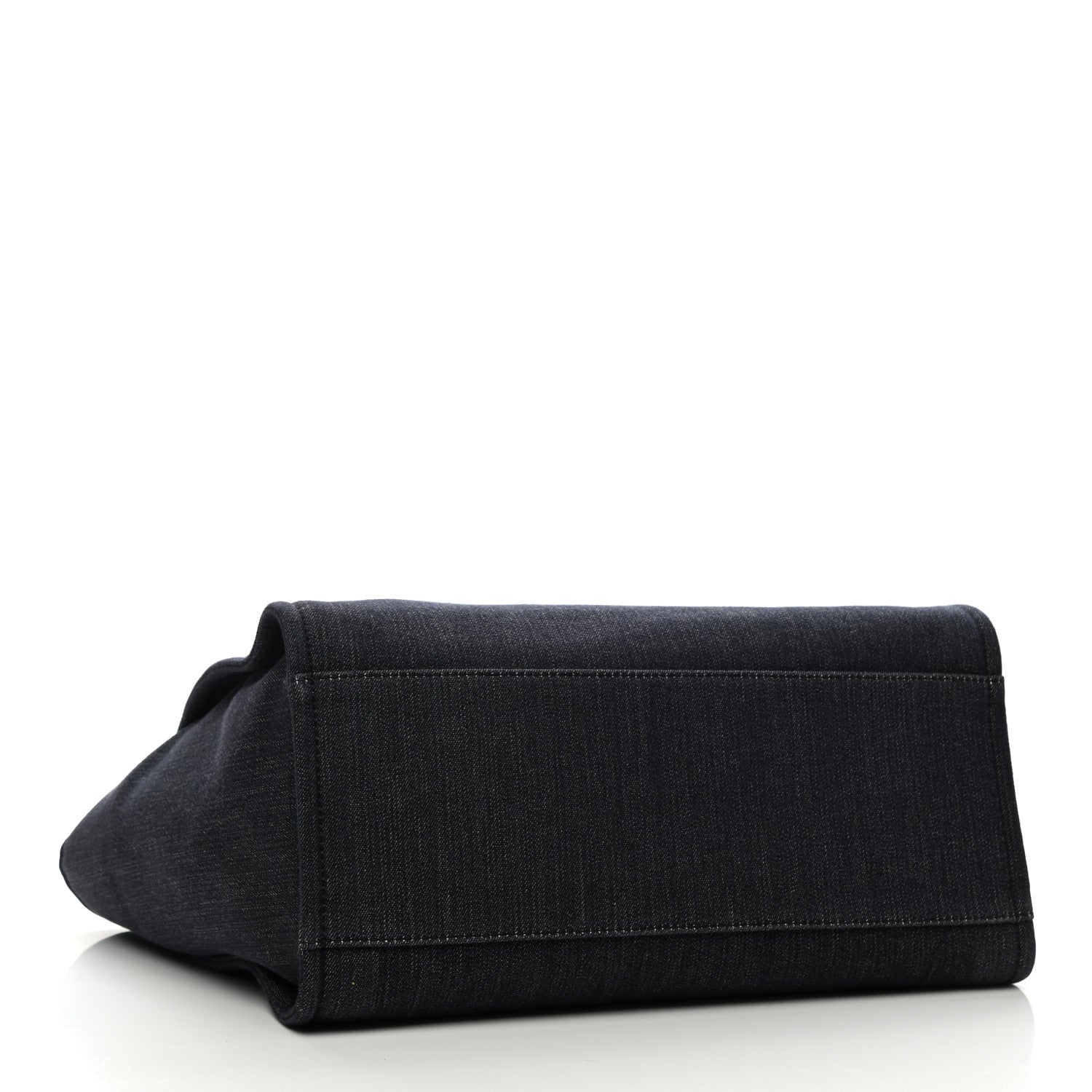 Chanel Canvas Medium Deauville Tote Dark Blue 4 of 9