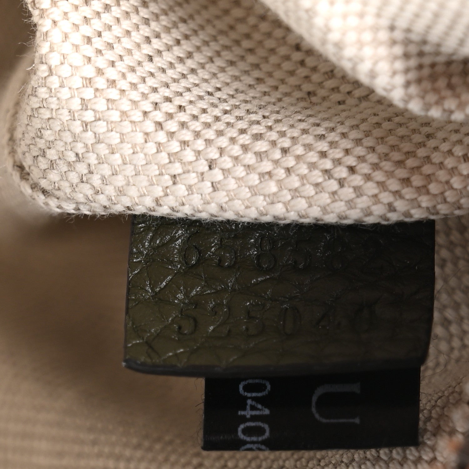 Gucci Piuma Calfskin Jumbo GG Embossed Small Belt Bag Dark Green 13 of 19