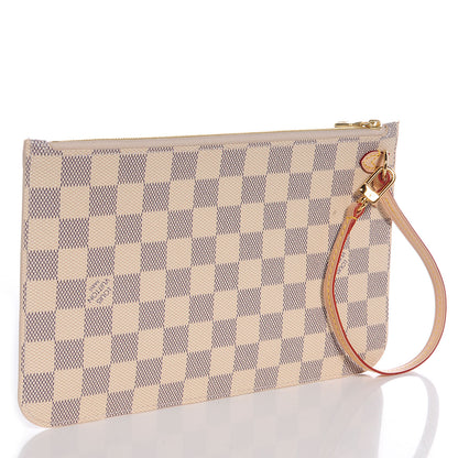 Louis Vuitton Damier Azur Neverfull MM GM Pochette 3 of 7