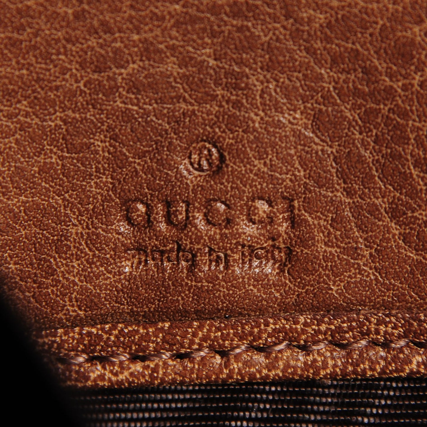 Guccissima Sukey Zip Around Wallet Brown