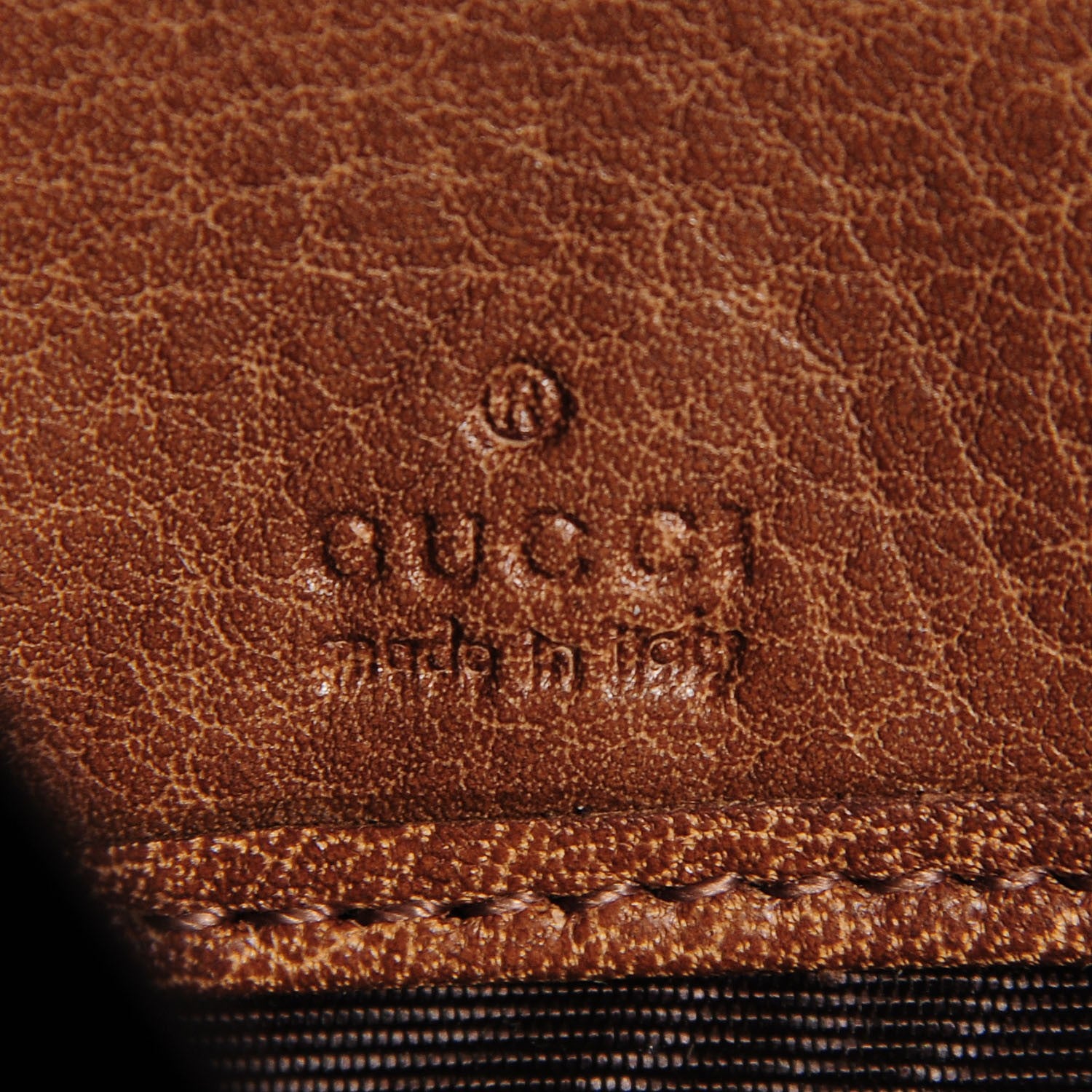 Gucci Guccissima Sukey Zip Around Wallet Brown 6 of 8