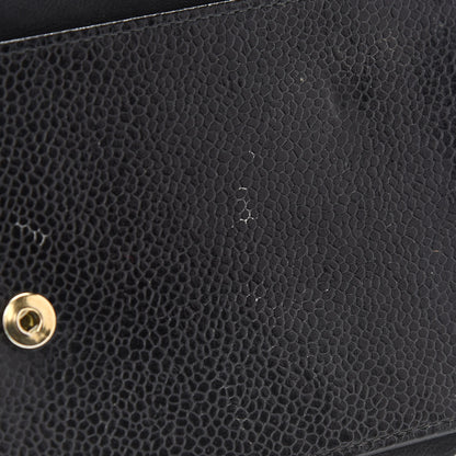 Chanel Caviar Timeless CC Wallet On Chain WOC Black 13 of 14