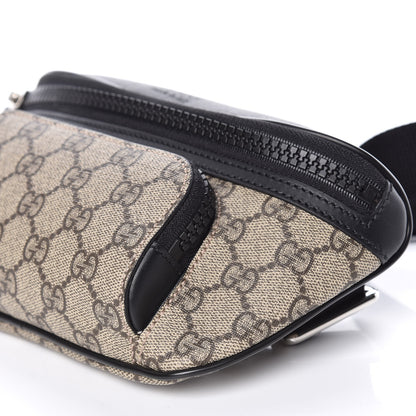 Gucci GG Supreme Monogram Belt Bag Black 9 of 10