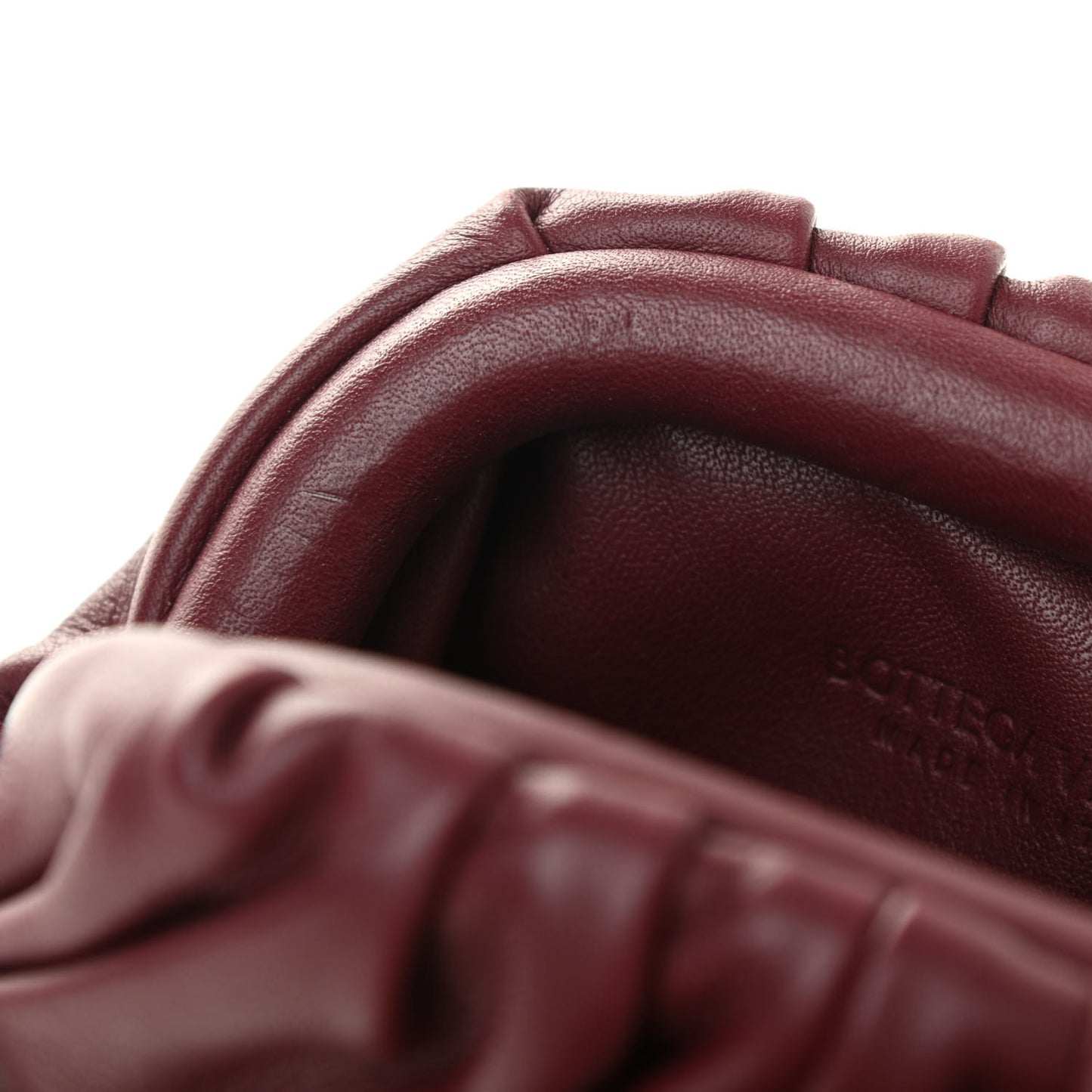 Butter Calfskin Coin Purse Bordeaux