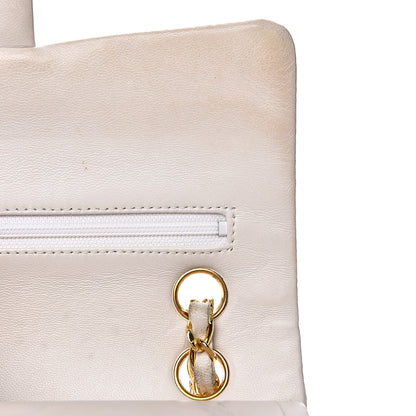 Chanel Lambskin Quilted Small Double Flap White 20 of 21