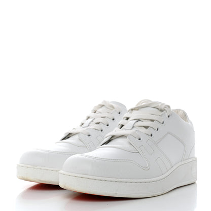 Hermes Epsom Calfskin Womens Free Sneakers 37 White 3 of 8