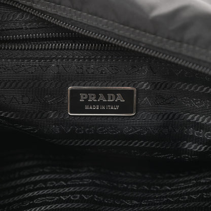 Prada Nylon Vela Messenger Bag Black 6 of 10