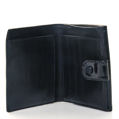 Chanel Patent Timeless CC Compact French Wallet Black 5 of 15