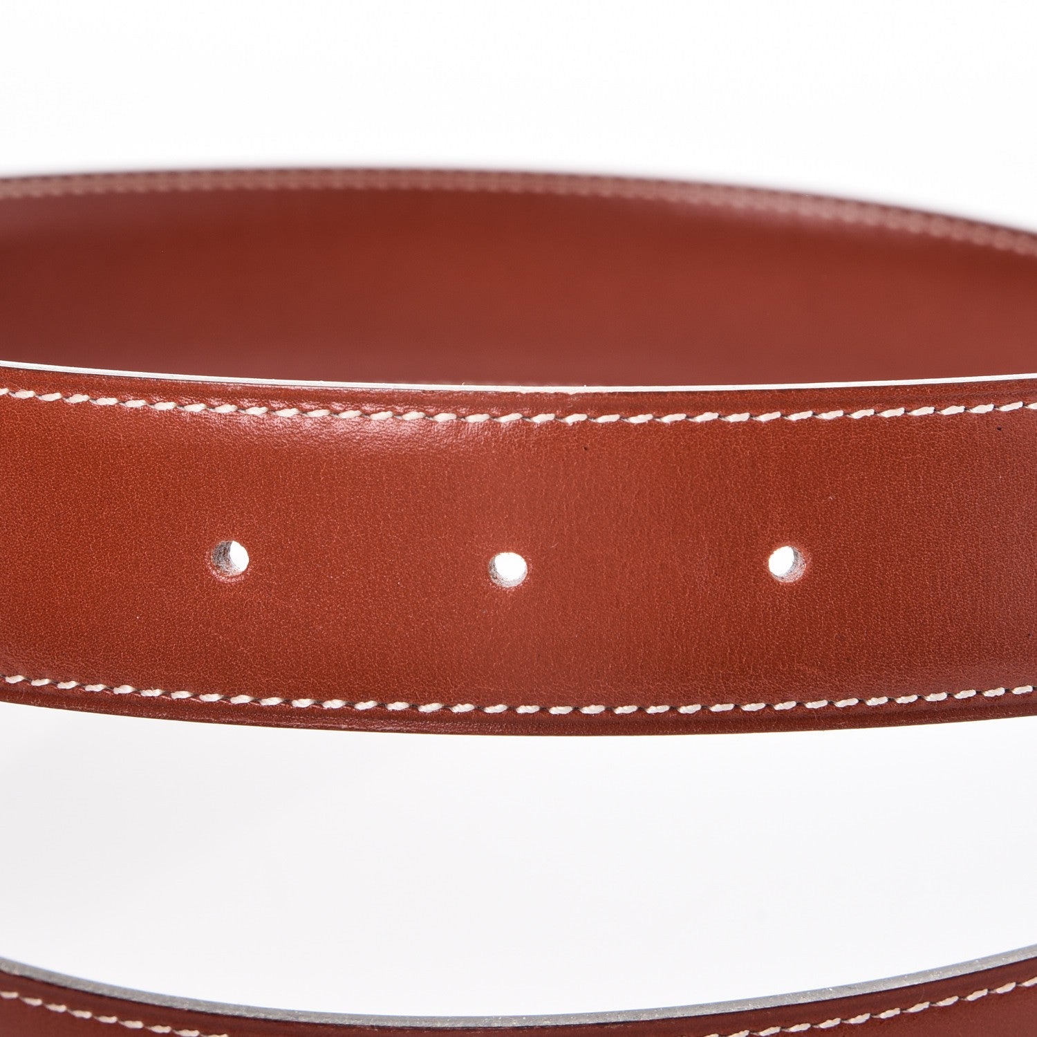 Hermes Box 32mm Belt Strap 75 Brique 3 of 10