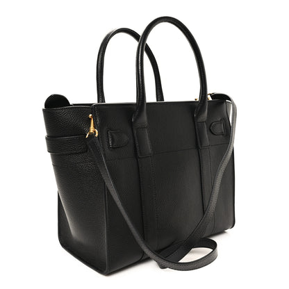 Mulberry Classic Grain Small Bayswater Zip Tote Black 3 of 9