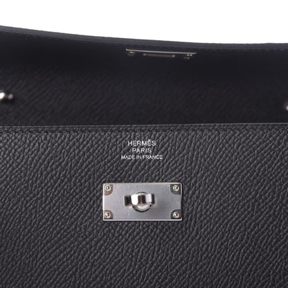 Hermes Epsom Kelly Wallet To Go Black 8 of 9