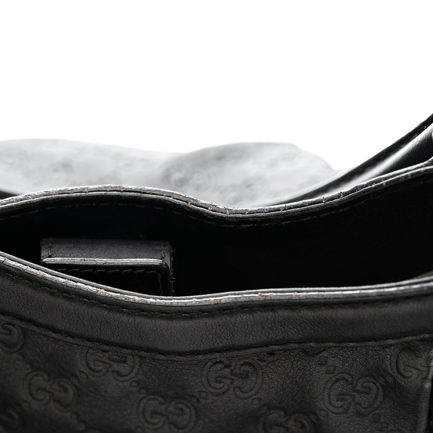 Guccissima Large Sukey Tote Black